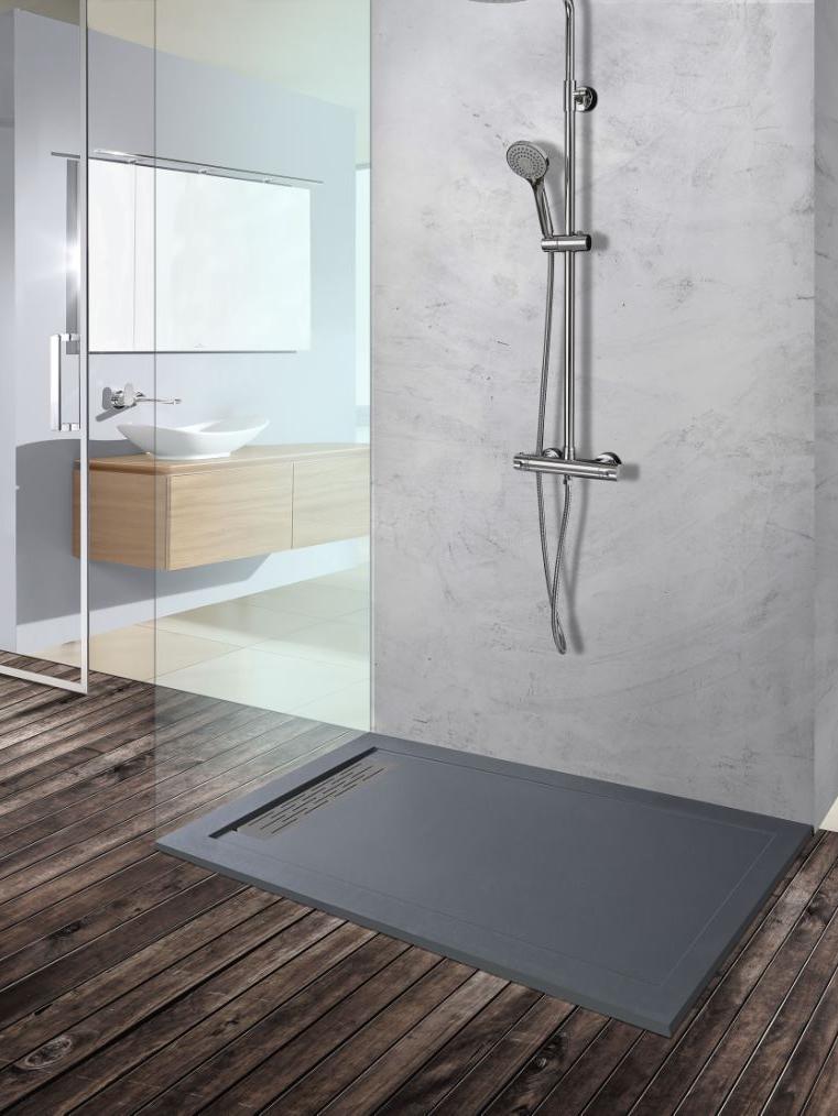 Plato KOSS gris ceniza
